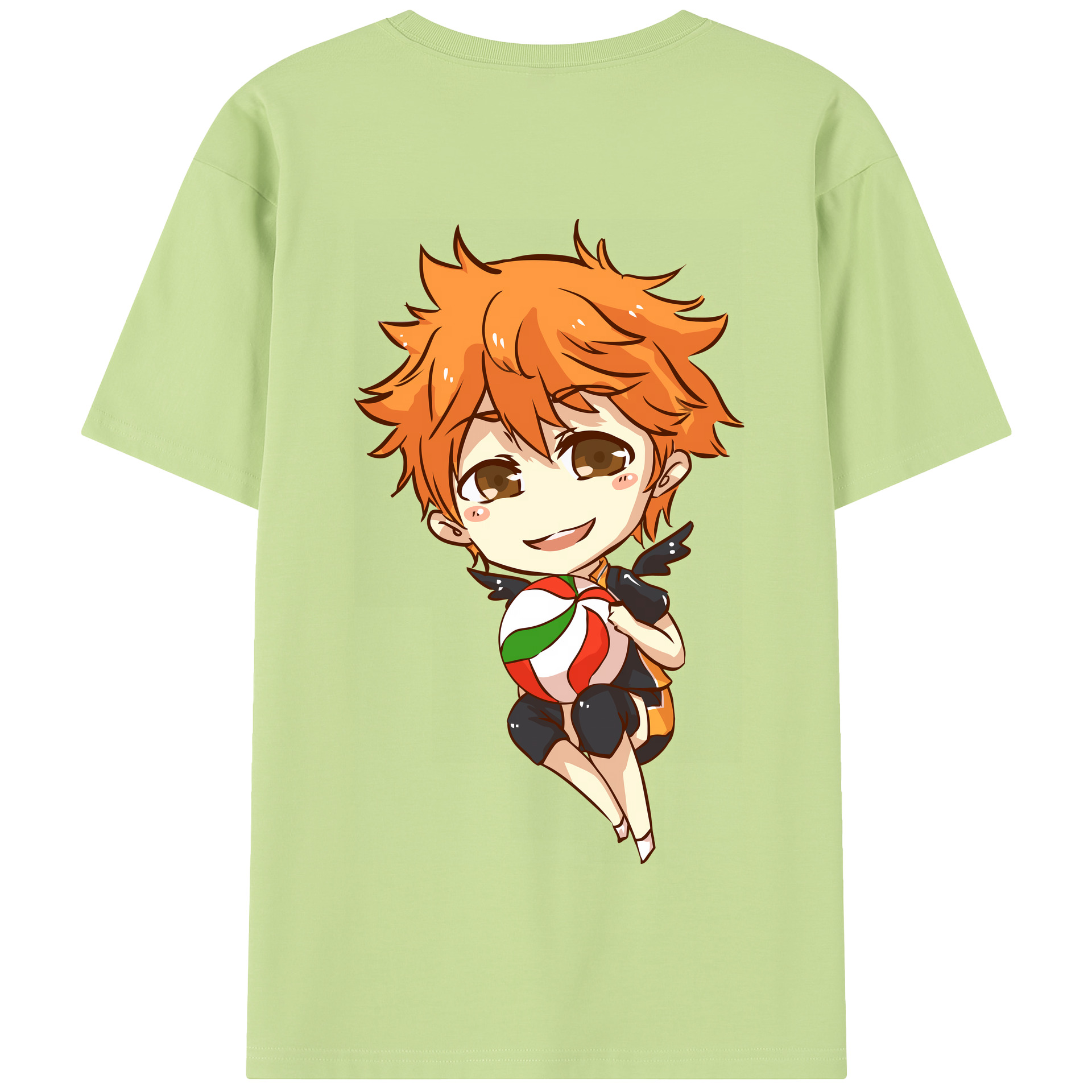 （画像用） ハイキュー!! Haikyu!! 綿100％半袖Tシャツ（背面プリント）